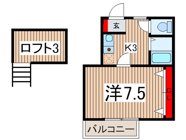 ファーストステージ東所沢の物件間取画像